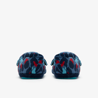Clarks Kids Fluffy Snug Kid Blue Camo Combination