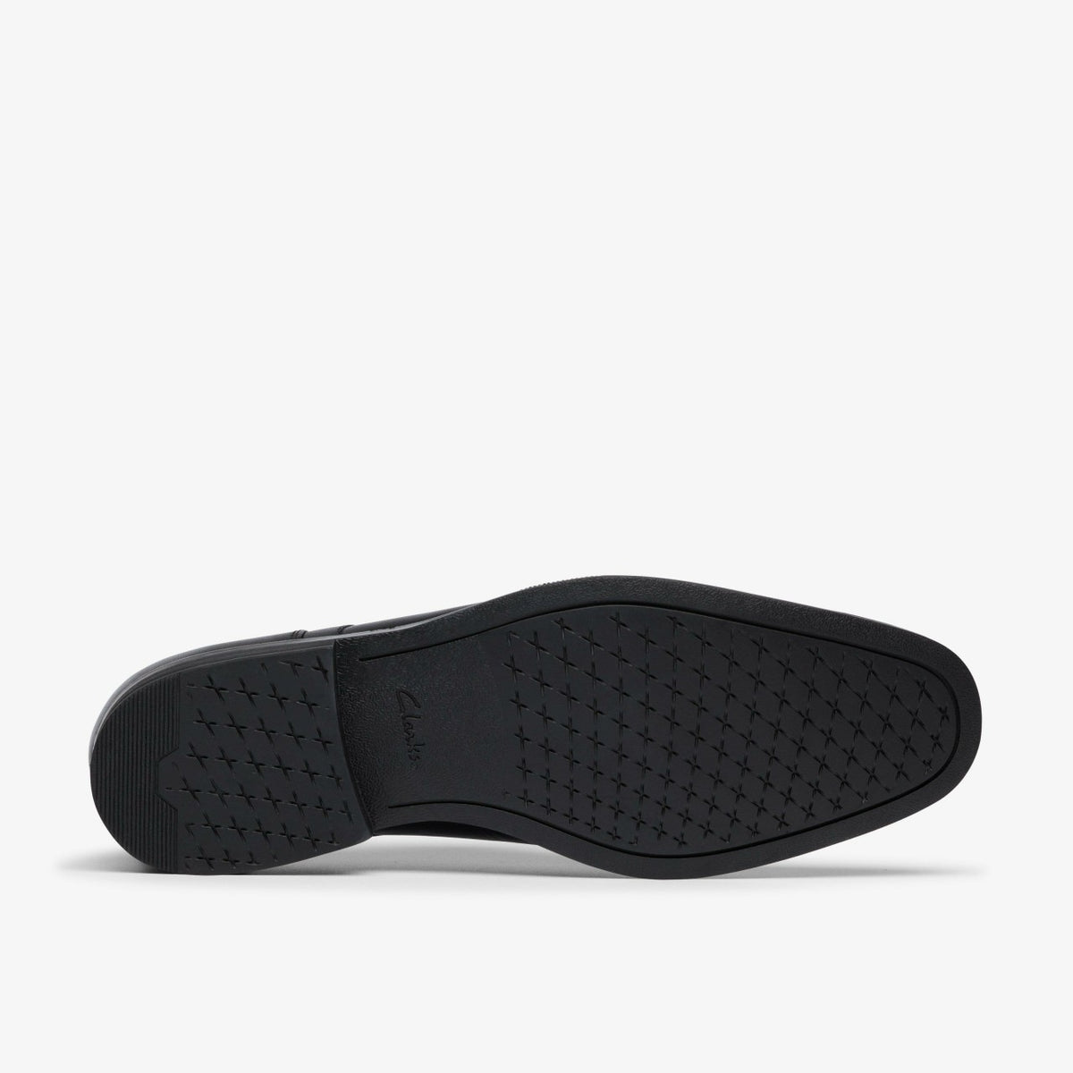 Clarks Men Paulton Cap Black Leather