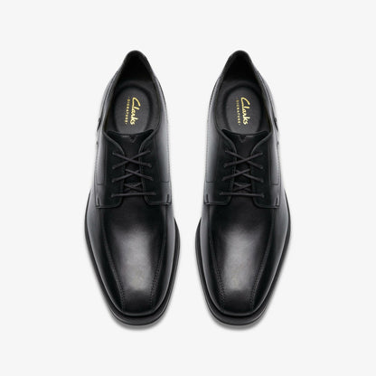 Clarks Men Paulton Over Black Leather