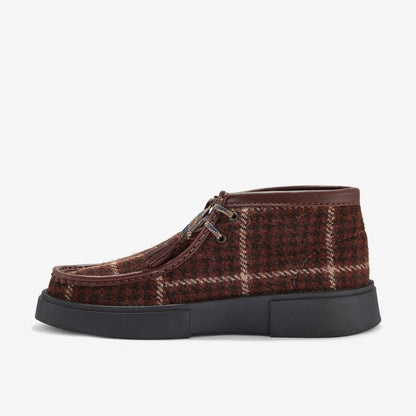 Clarks Men Torview Hi Burgundy Combination