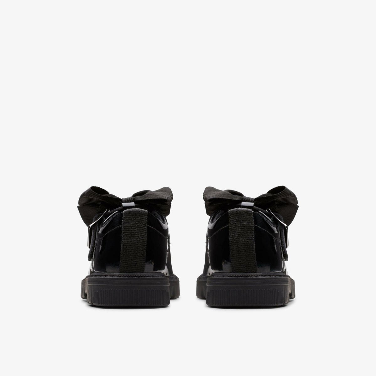 Clarks Kids Lorcam Jane Kid Black Patent