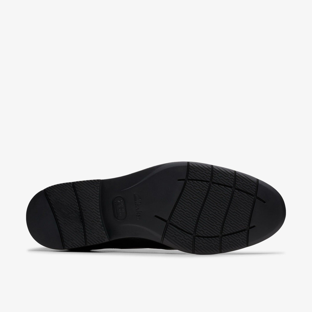 Clarks Men Banbury Tip Black Leather