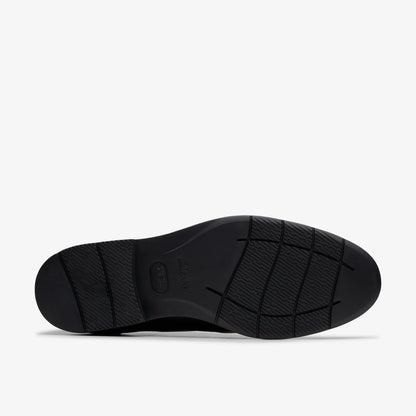 Clarks Men Banbury Tip Black Leather
