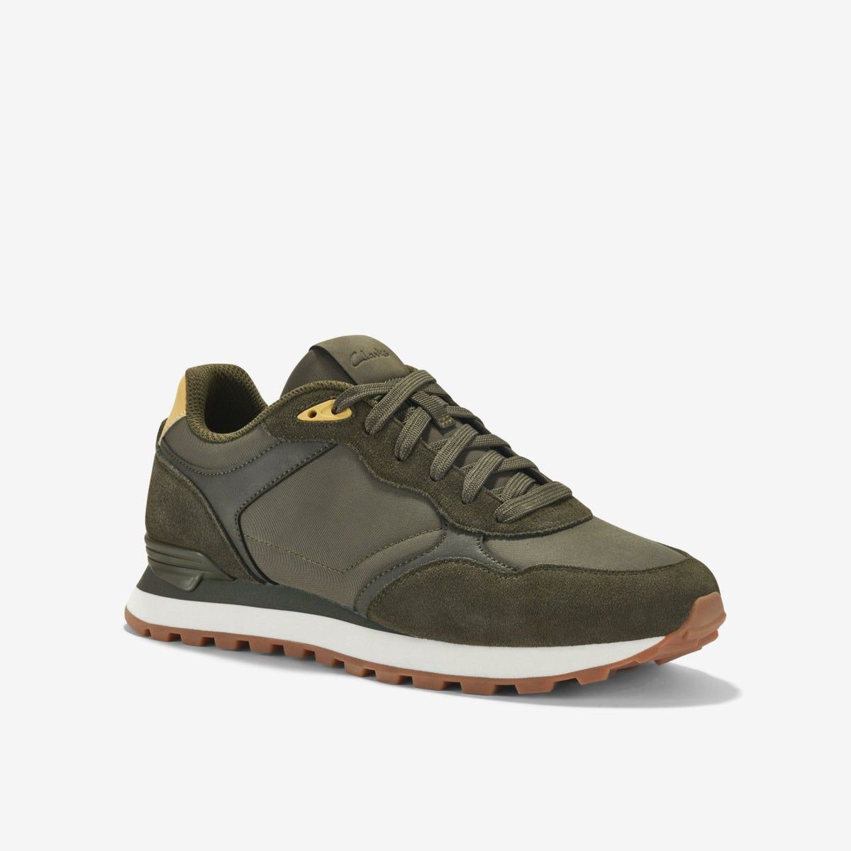 Clarks Men Molland Go Olive Combination