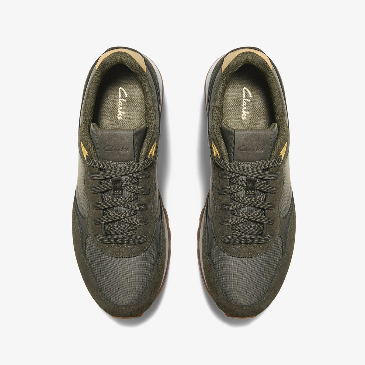Clarks Men Molland Go Olive Combination