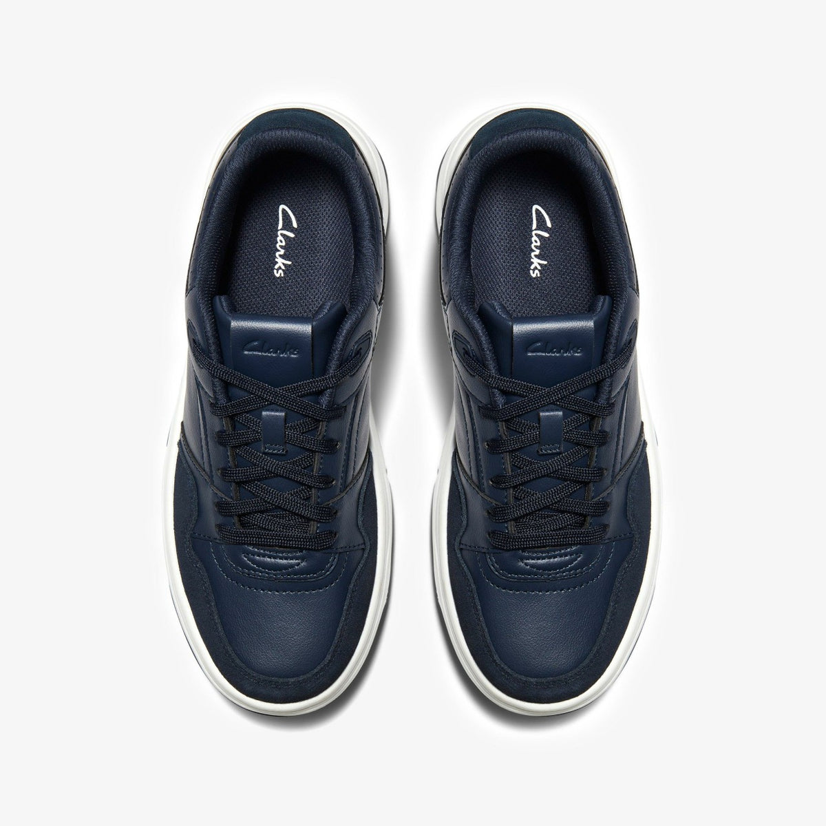 Clarks Men Elham Lace Navy