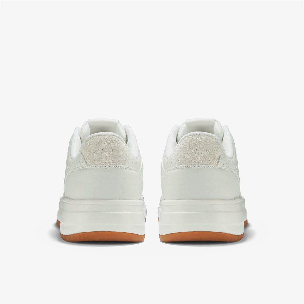 Clarks Men Elham Lace White
