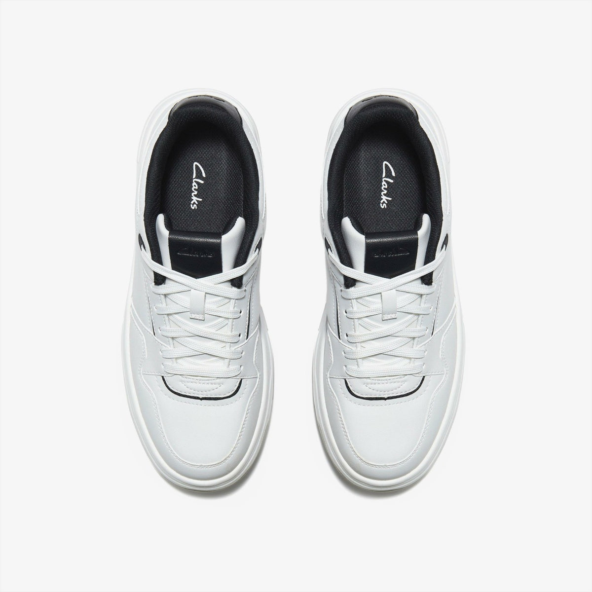 Clarks Men Elham Lace White Combination