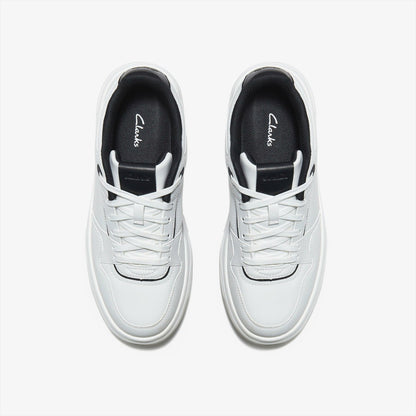 Clarks Men Elham Lace White Combination