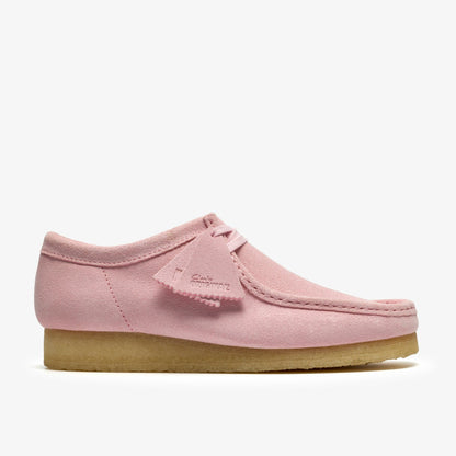 Clarks Men Wallabee Light Pink Suede