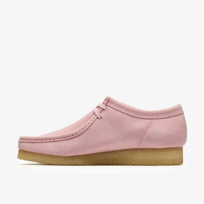 Clarks Men Wallabee Light Pink Suede