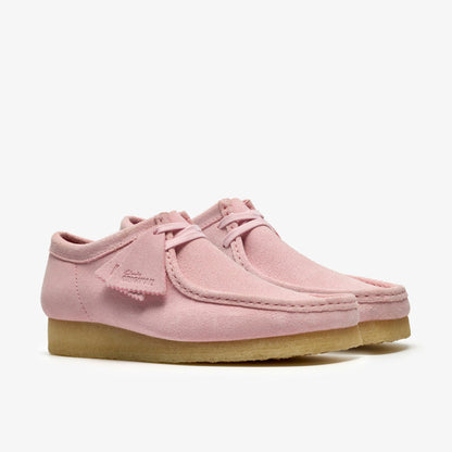 Clarks Men Wallabee Light Pink Suede