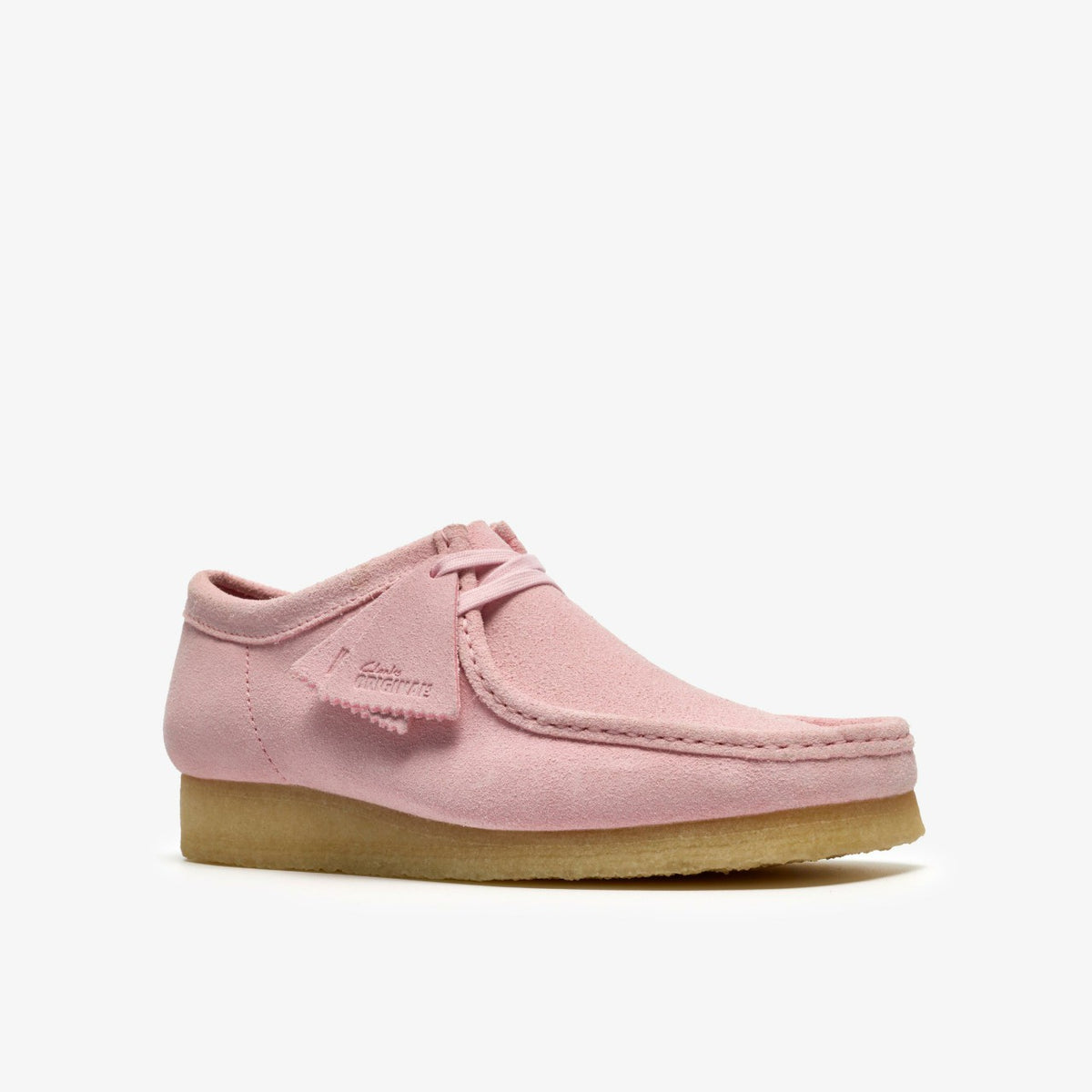 Clarks Men Wallabee Light Pink Suede