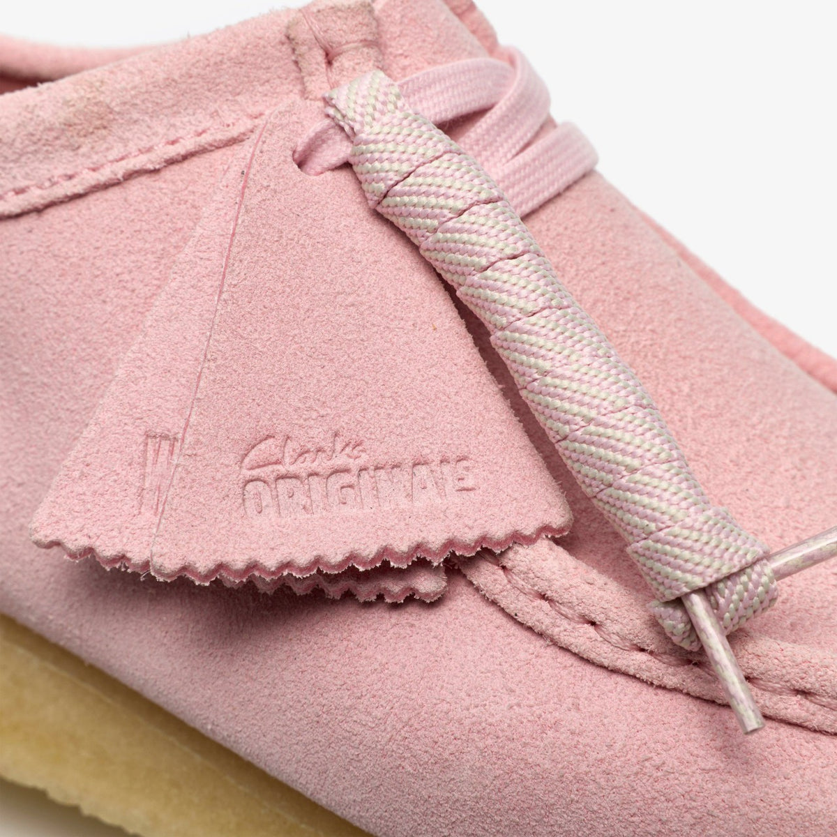 Clarks Men Wallabee Light Pink Suede