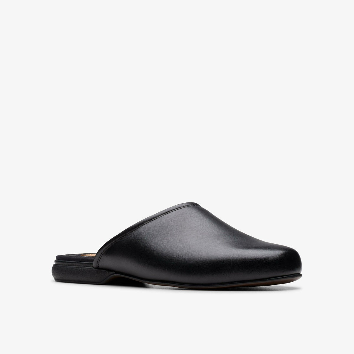 Clarks Men Harston Mule Black Leather