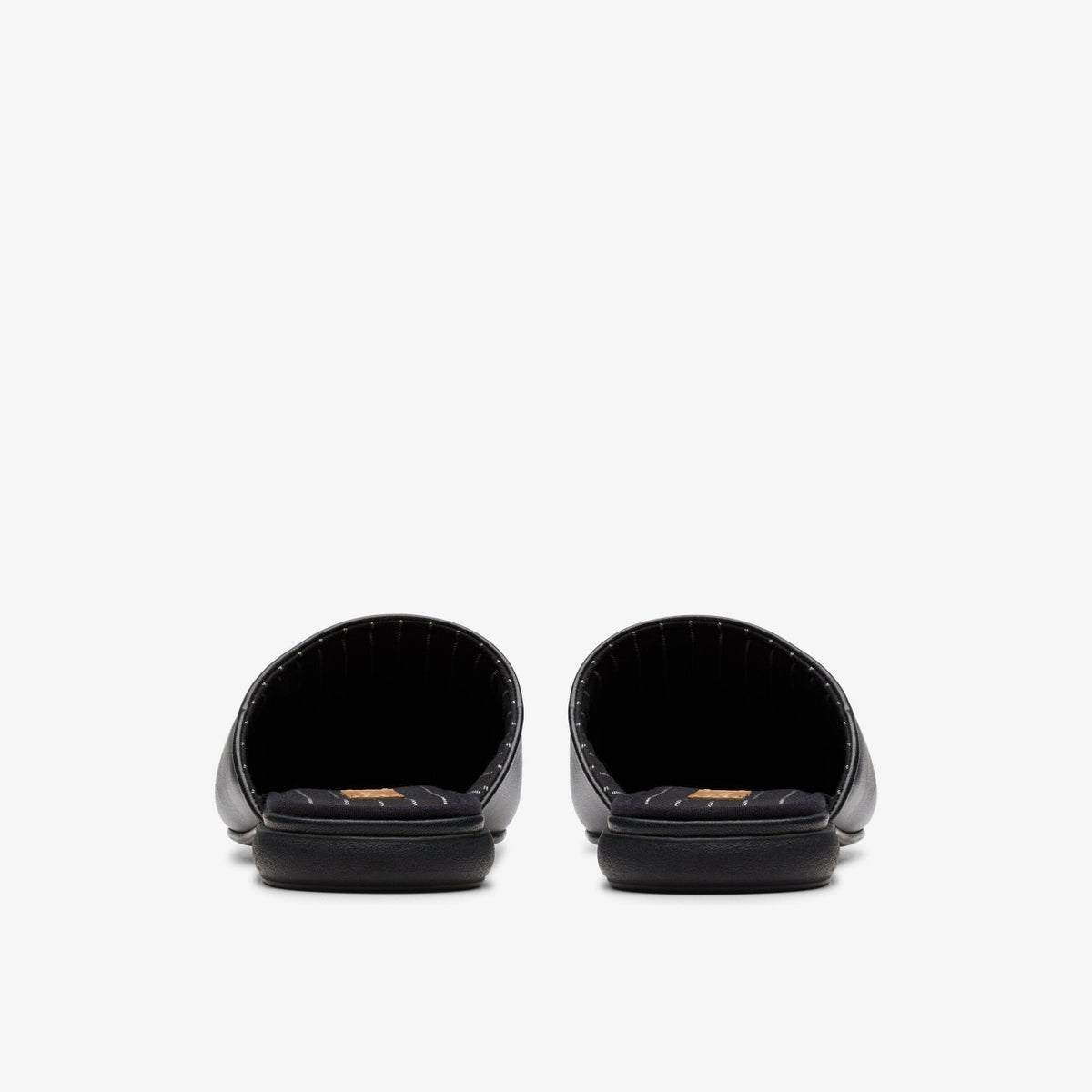 Clarks Men Harston Mule Black Leather