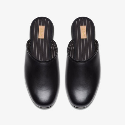Clarks Men Harston Mule Black Leather