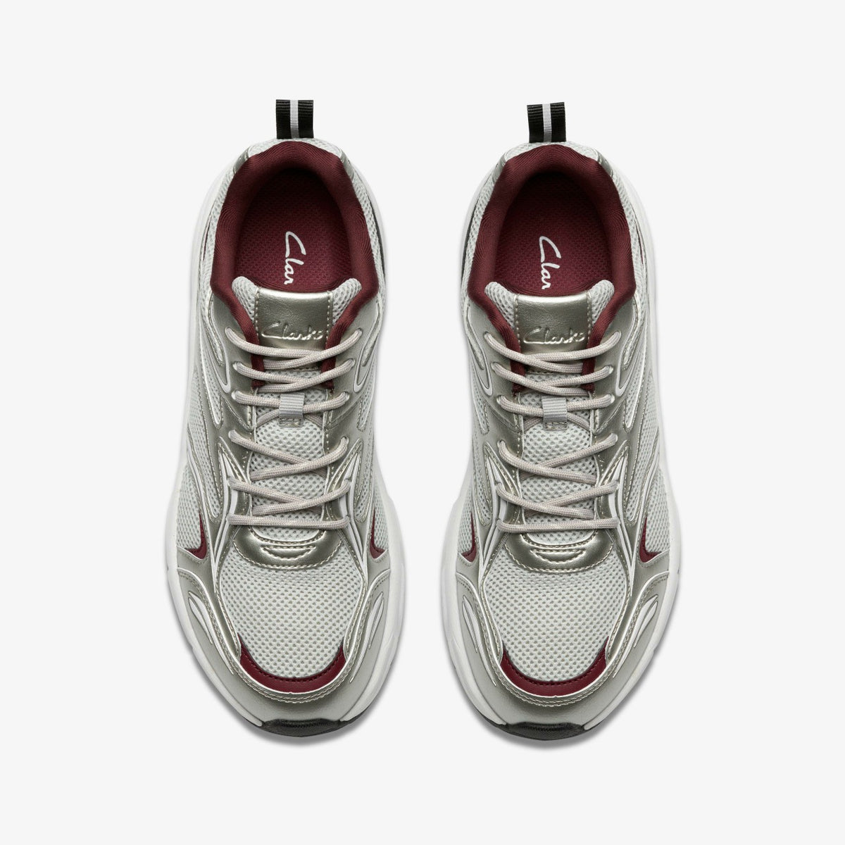 Clarks Women Axcel Walk Silver Combination