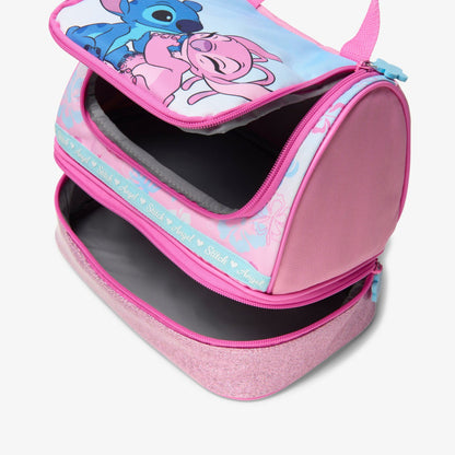 Clarks Kids Stitch Lunchbox Pink Combination