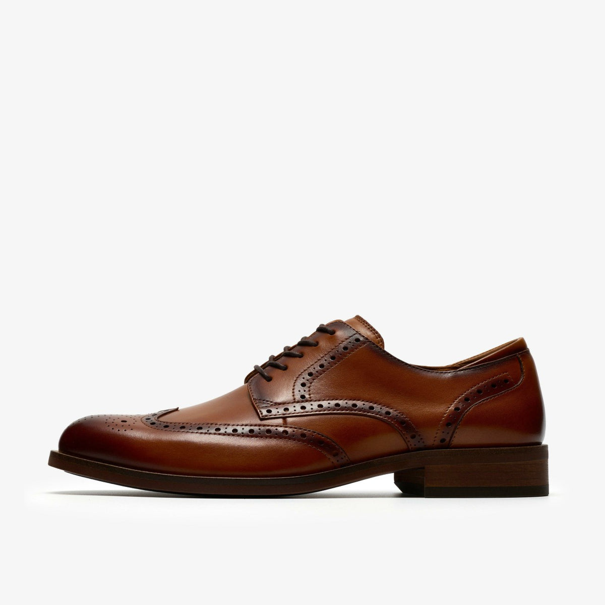 Clarks Men Craft Remi Tip Tan Leather