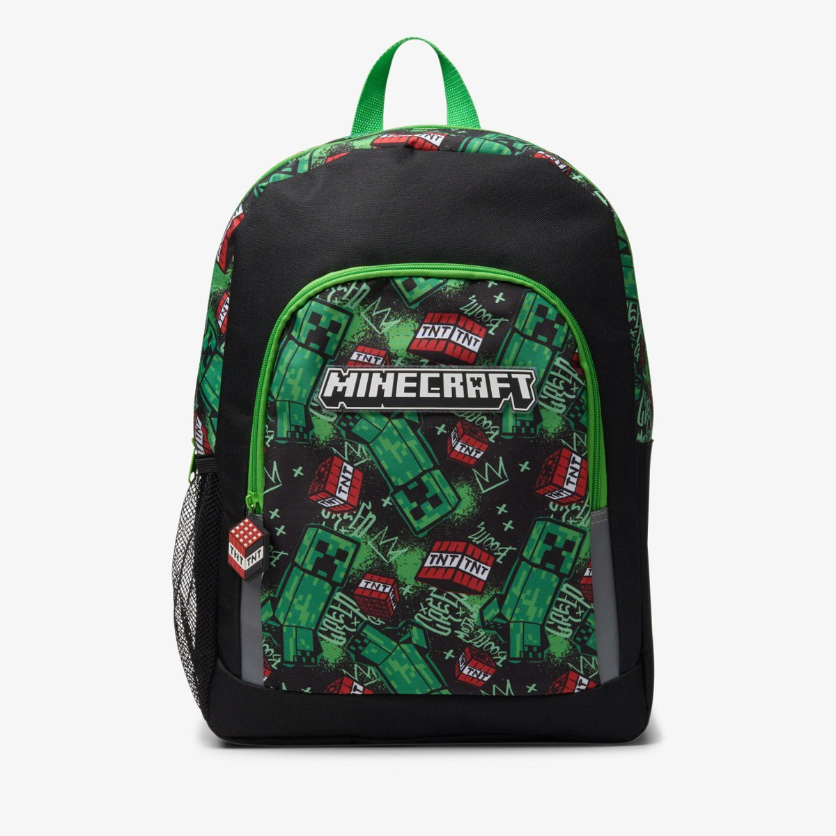 Clarks Kids Minecraft Large Backpack Black/Green