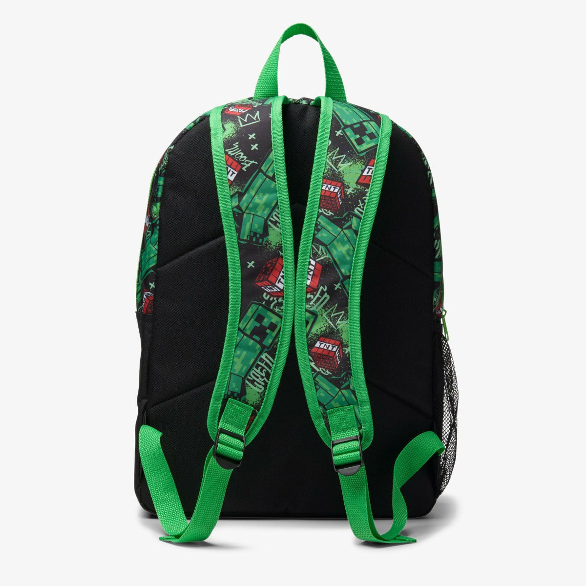 Clarks Kids Minecraft Large Backpack Black/Green