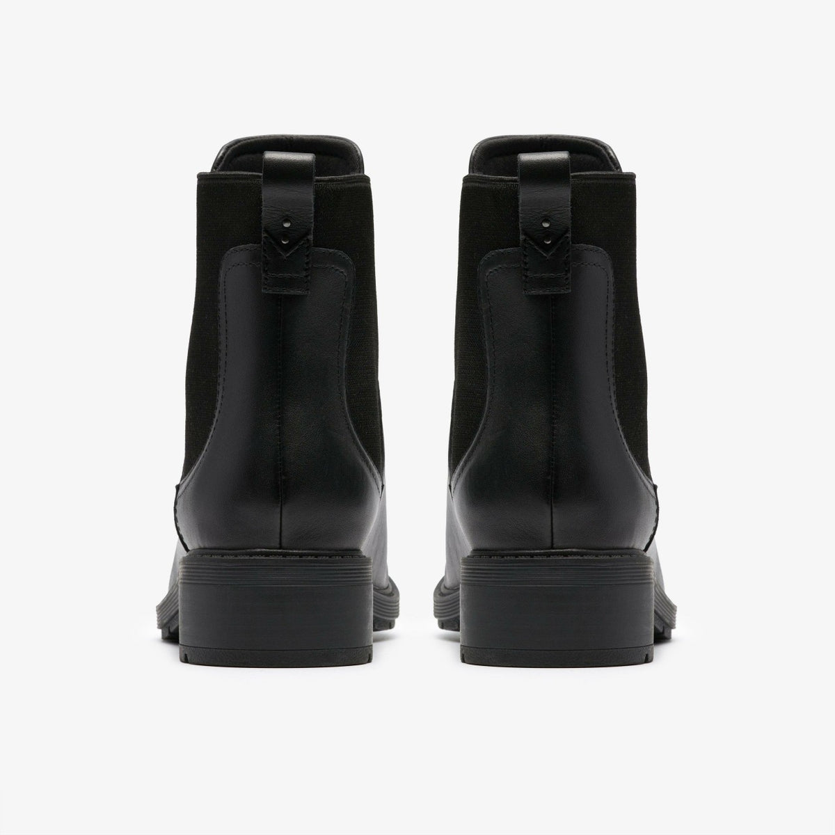 Clarks Women Hearth Top Black Leather