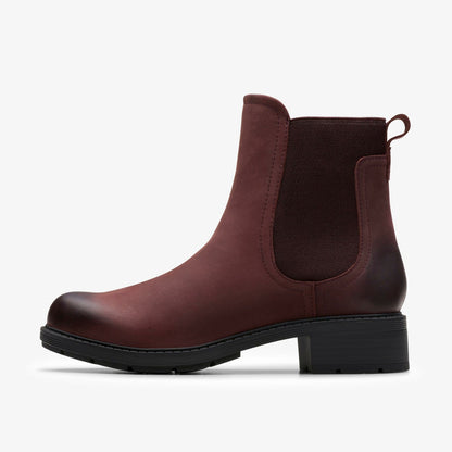 Clarks Women Hearth Top Wine