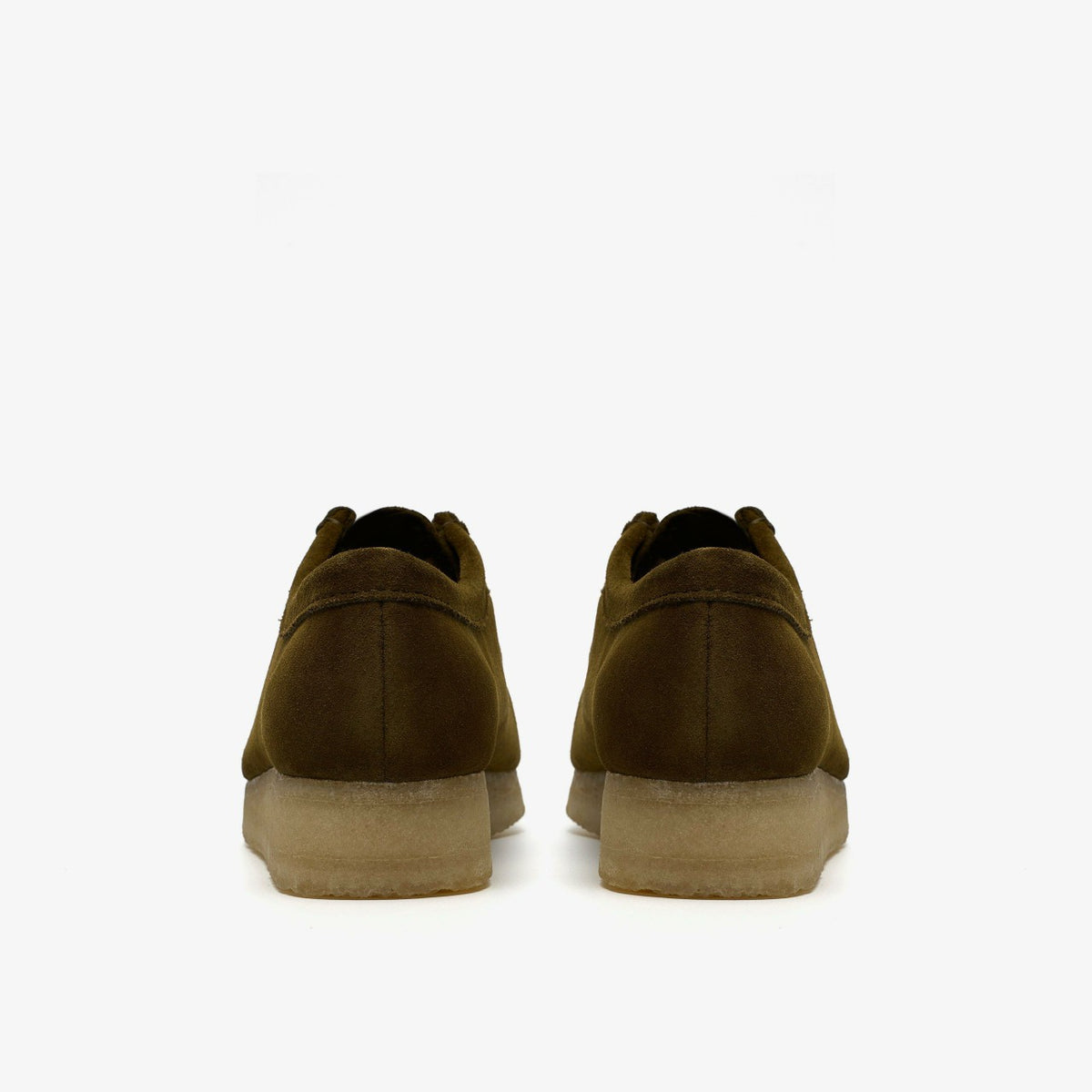 Clarks Women Wallabee Olive Suede