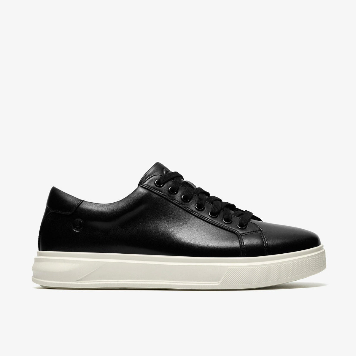Clarks Men Goswell Tie Black Leather