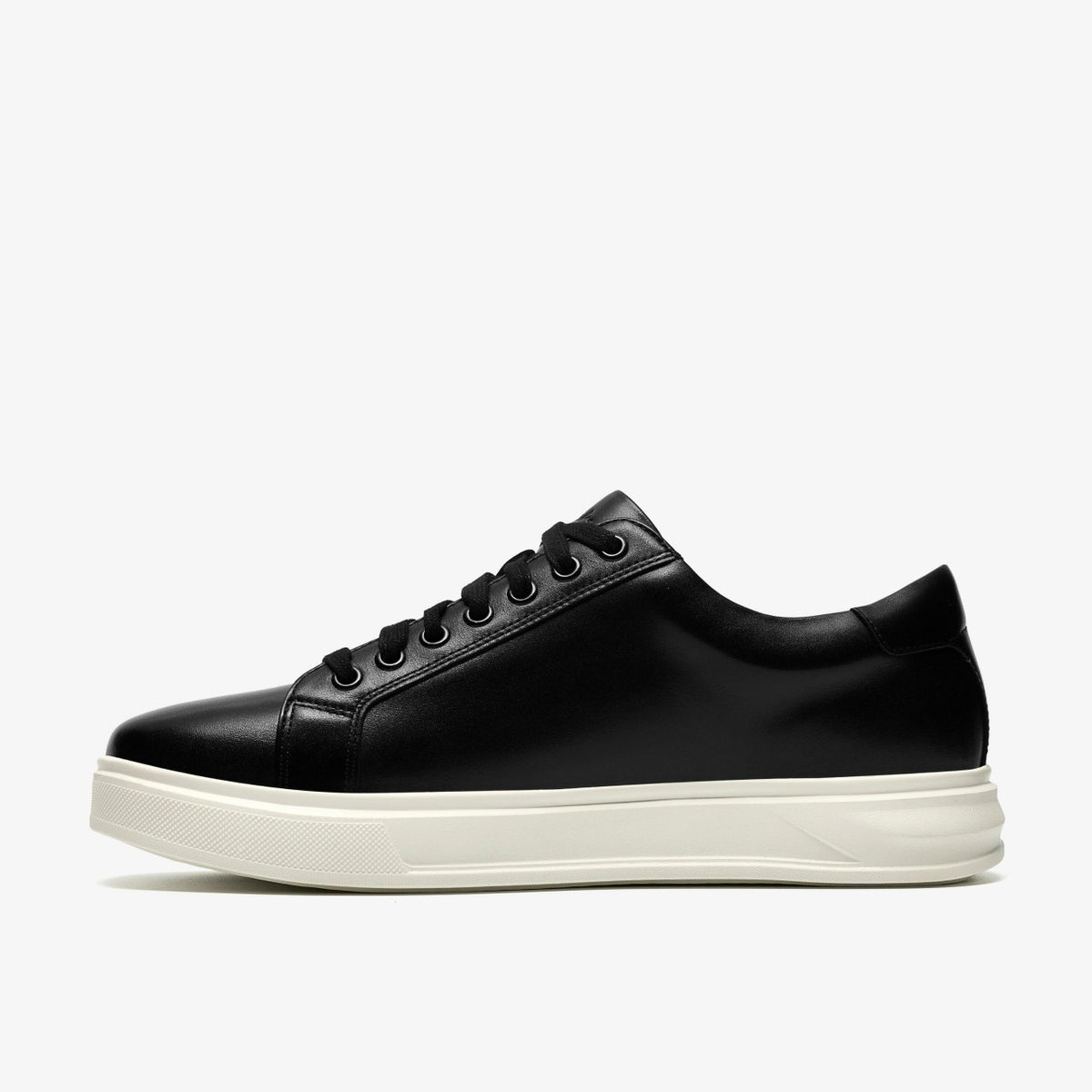 Clarks Men Goswell Tie Black Leather