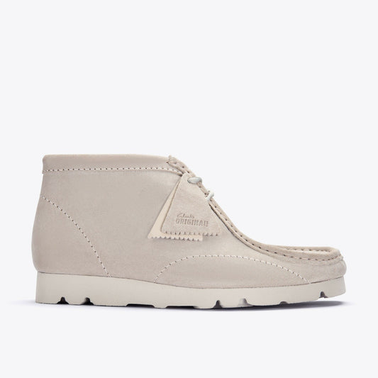 Clarks Men Wallabee Boot PAF Beige Suede
