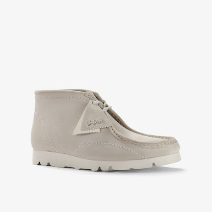 Clarks Men Wallabee Boot PAF Beige Suede