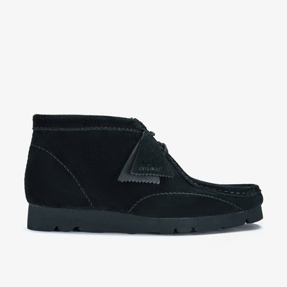Clarks Men Wallabee Boot PAF Black Suede