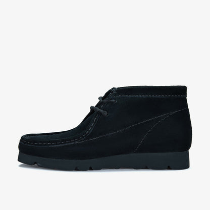 Clarks Men Wallabee Boot PAF Black Suede