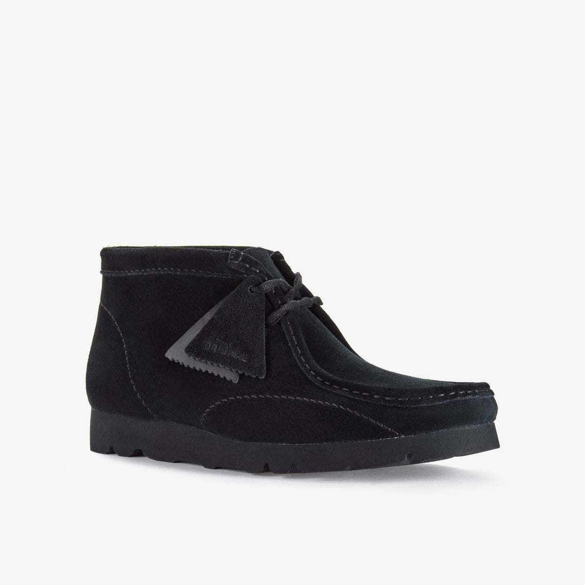 Clarks Men Wallabee Boot PAF Black Suede