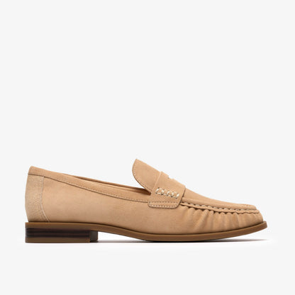 Clarks Women Alixea Walk Warm Sand Suede