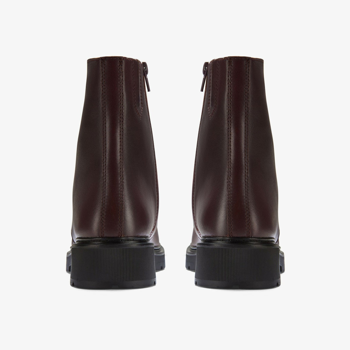 Clarks Women Lauryl Zip Merlot Leather