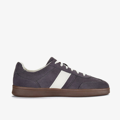 Clarks Women Seco Speed Dark Grey Suede