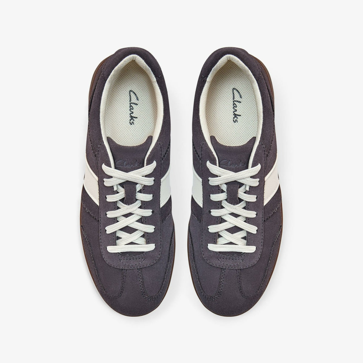 Clarks Women Seco Speed Dark Grey Suede