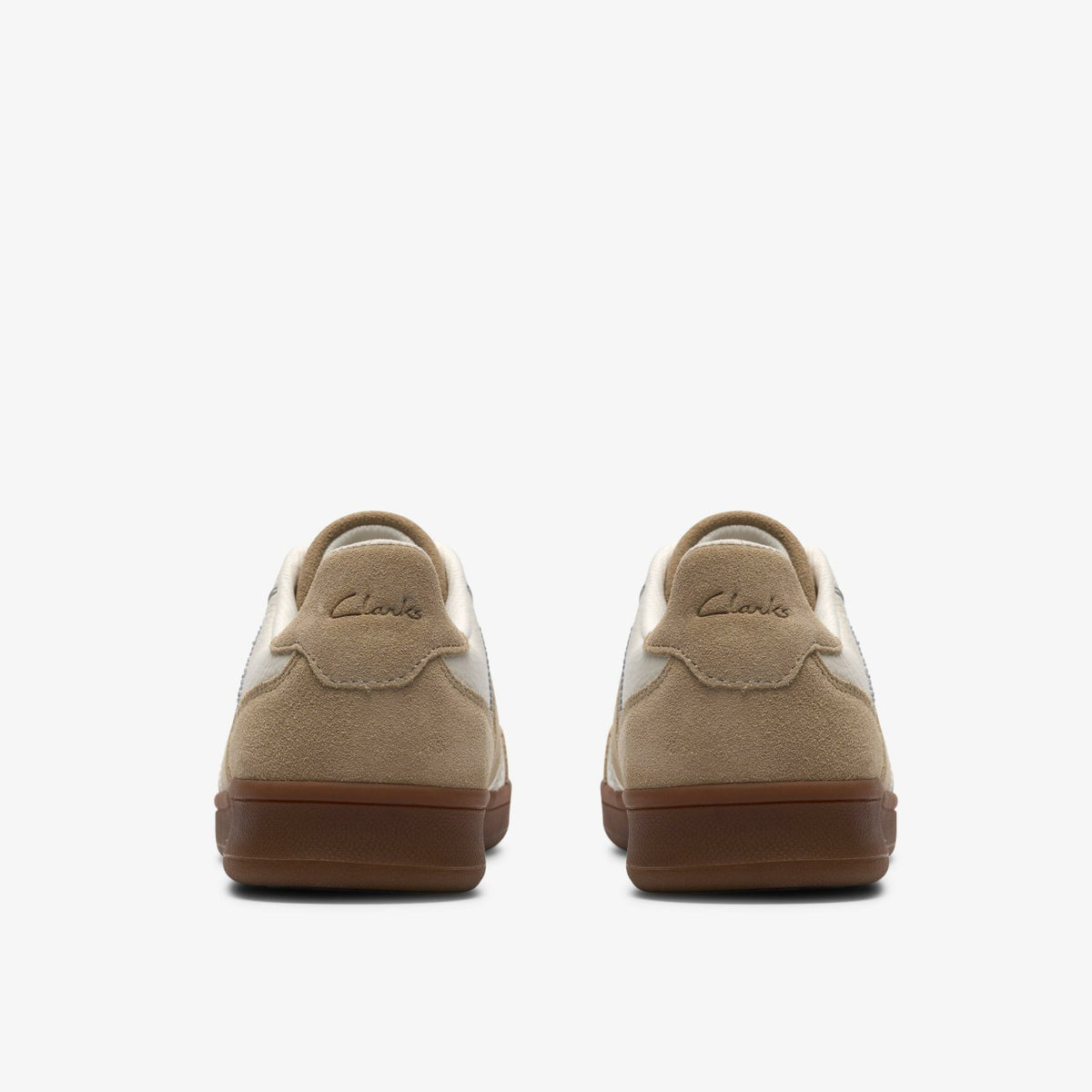 Clarks Women Seco Speed White Combination Leather