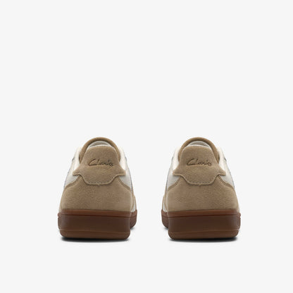 Clarks Women Seco Speed White Combination Leather