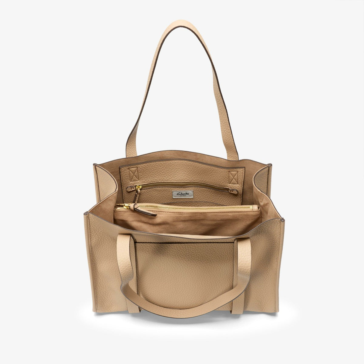 Clarks Women Shopper Tote Beige