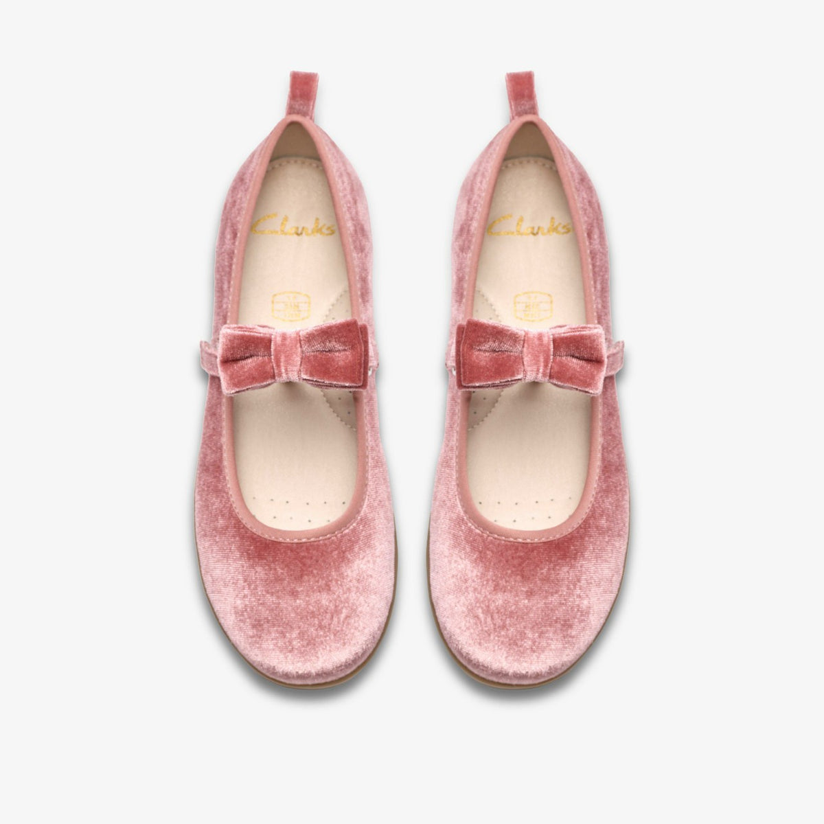 Clarks Kids Charm Bow Kid Dusty Pink