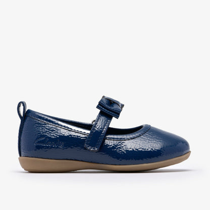 Clarks Babies|Kids Charm Bow Toddler Navy Patent