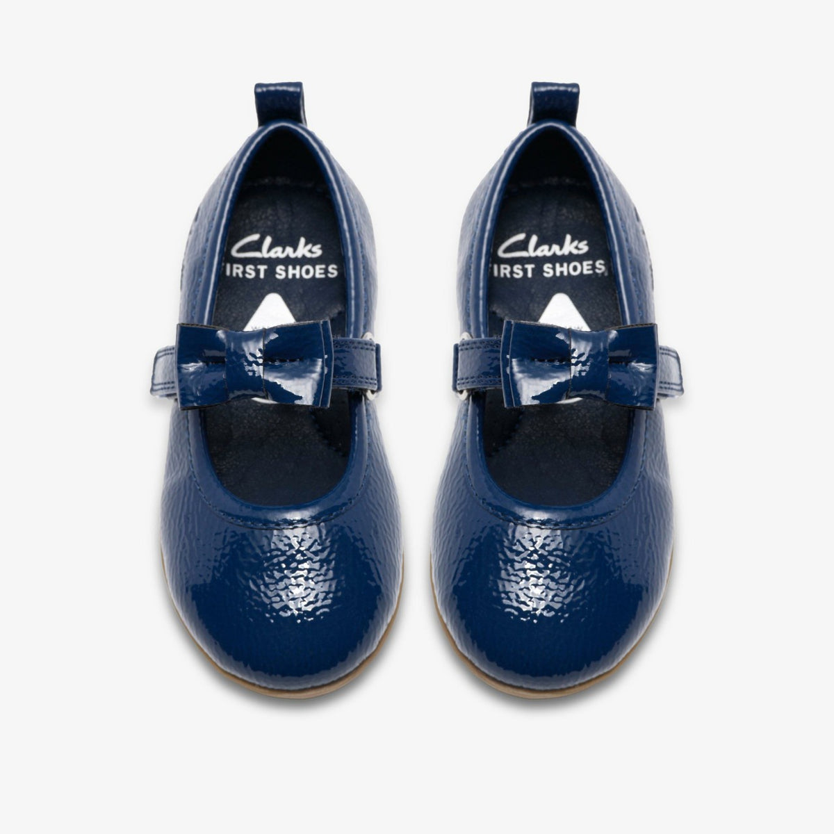 Clarks Babies|Kids Charm Bow Toddler Navy Patent