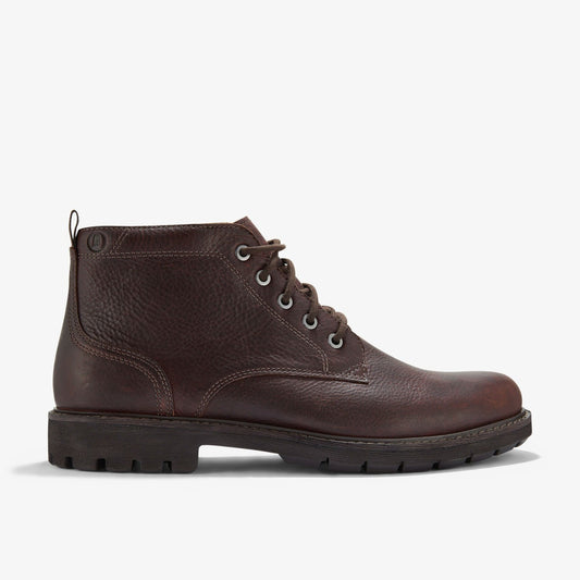 Clarks Men Batcombe Mix Dark Brown Leather
