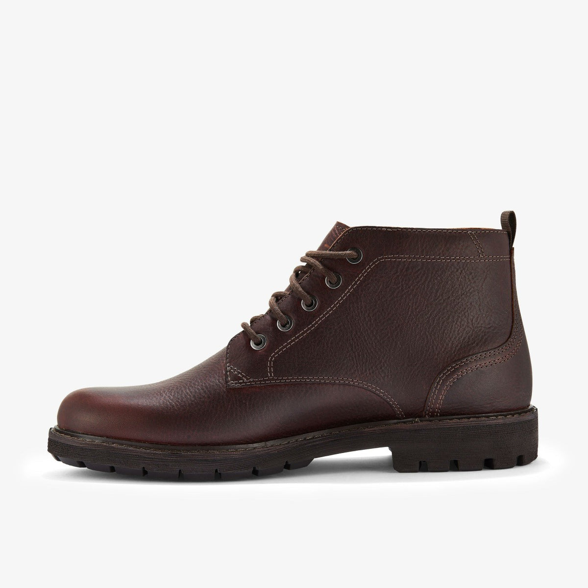 Clarks Men Batcombe Mix Dark Brown Leather
