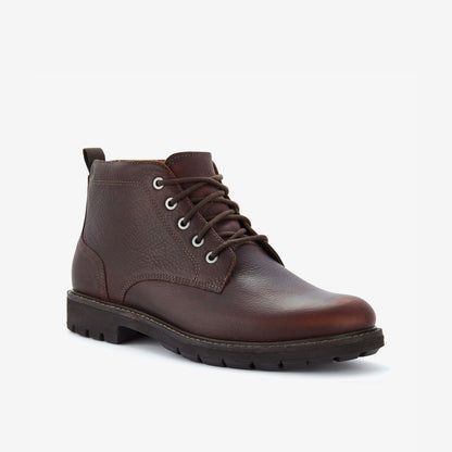 Clarks Men Batcombe Mix Dark Brown Leather
