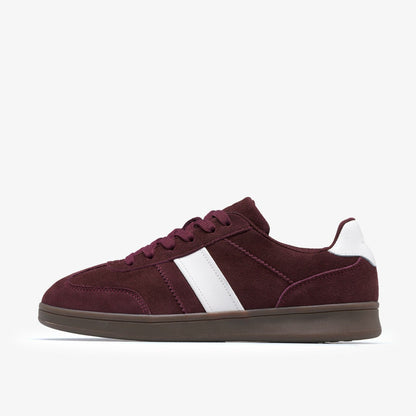 Clarks Women Seco Speed Burgundy Suede